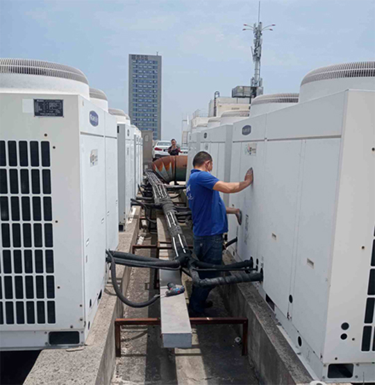 广州中央空调制热和不制冷系统维修方法